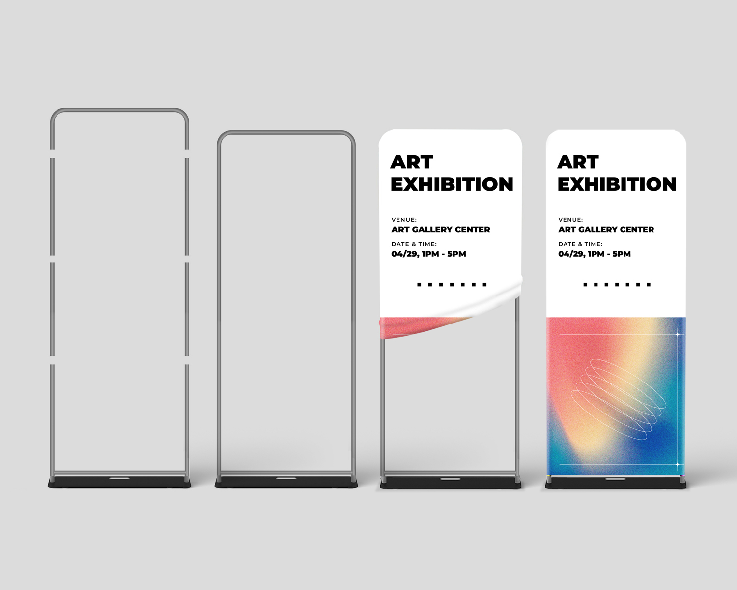Tension Fabric Stand-Installation