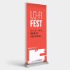 Double-Sided-Roll-Up-Banner Deluxe Retractable Banner