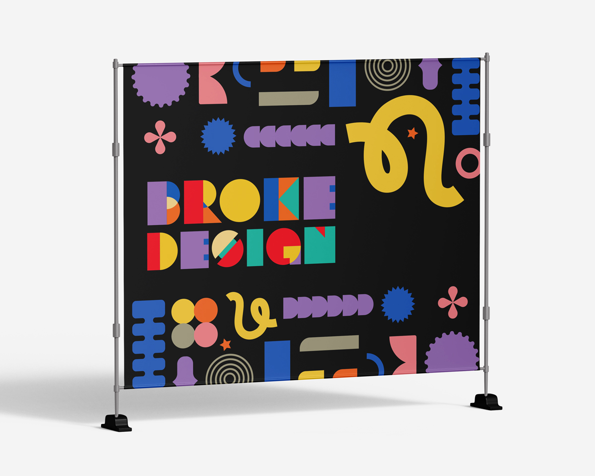 Standing Step-and-Repeat Backdrop colorful-standing-step-and-repeat-backdrop-for-advertising