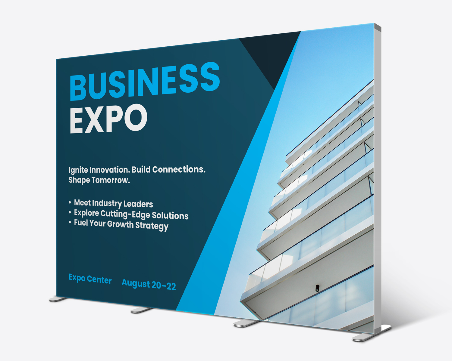 10ft. SEG Backlit Display Expo straight-10-ft-seg-backlit-display-business-expo-no-glossy-material