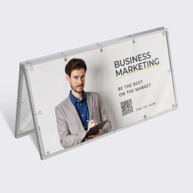 A-Frame Banner Display