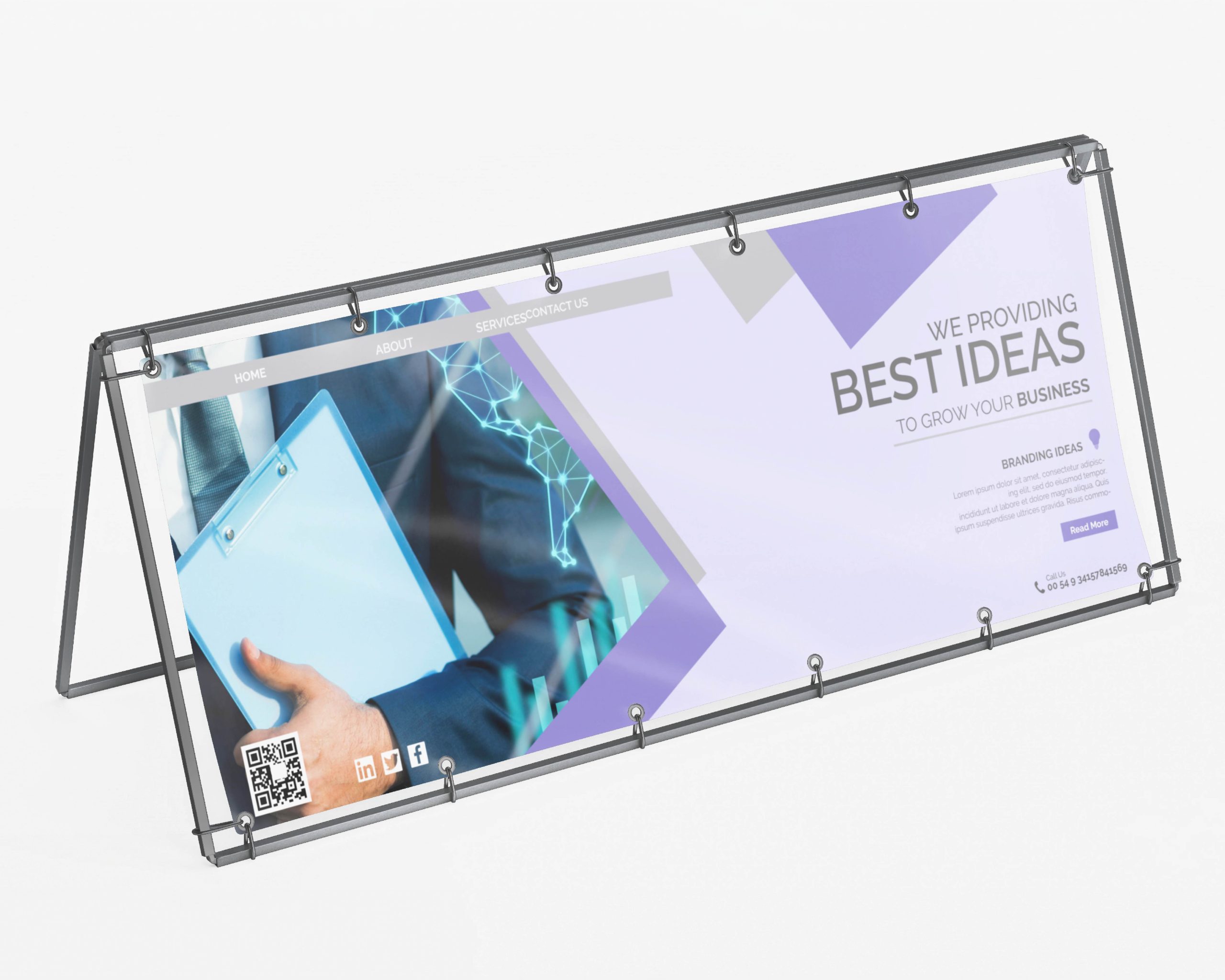 A-Frame Banner Display (3)
