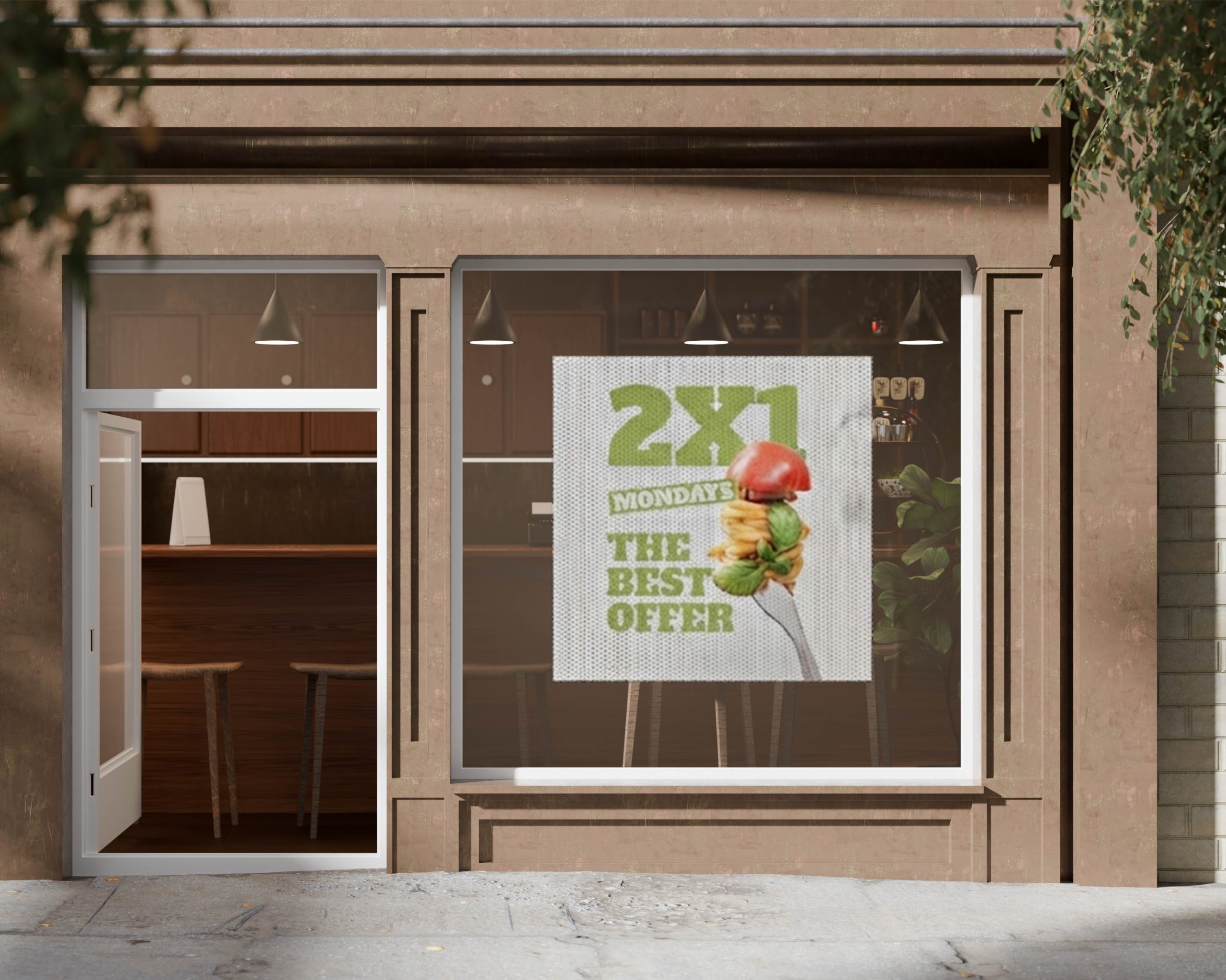 Perforated Vinyl Window Graphics