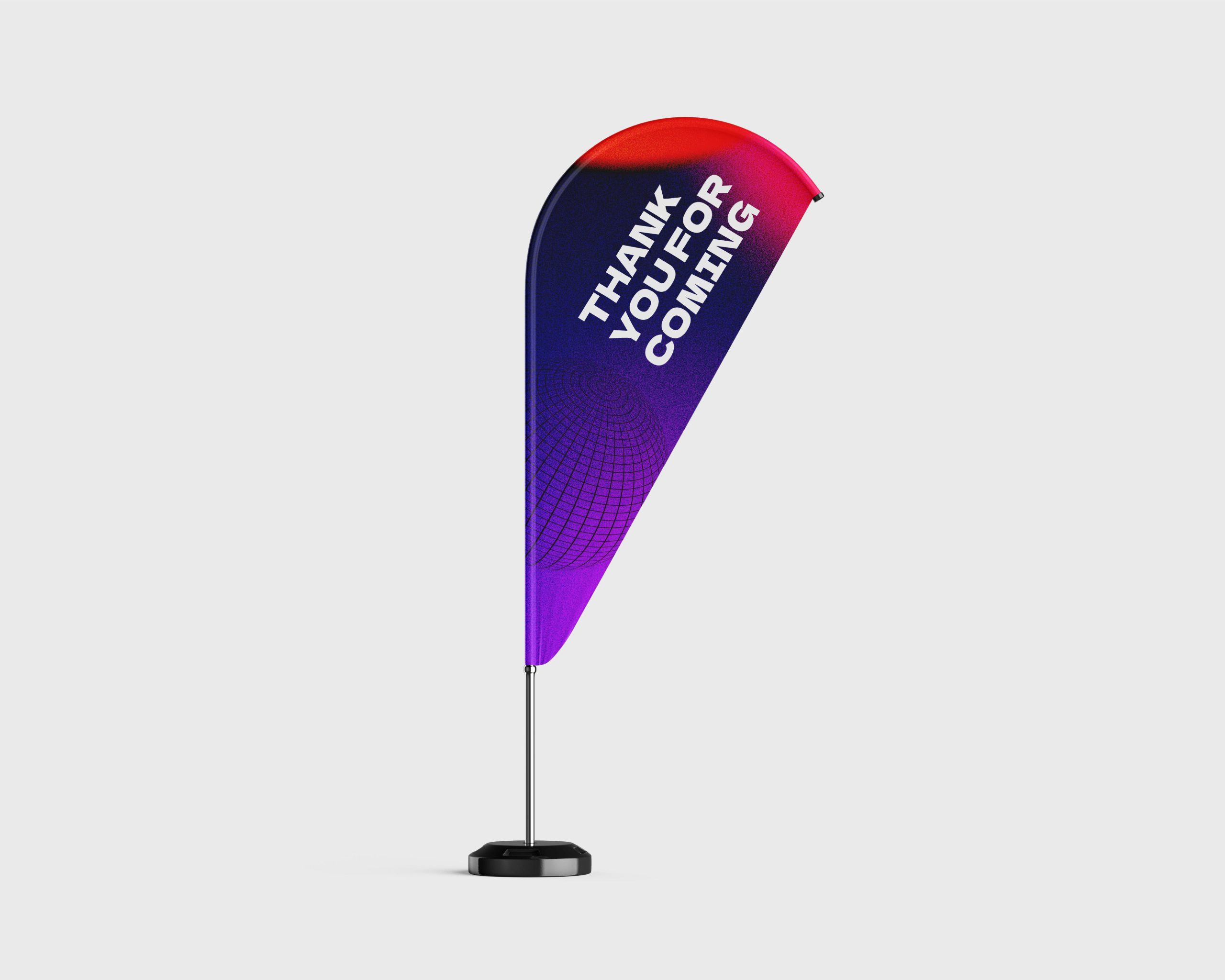 Teardrop Flag