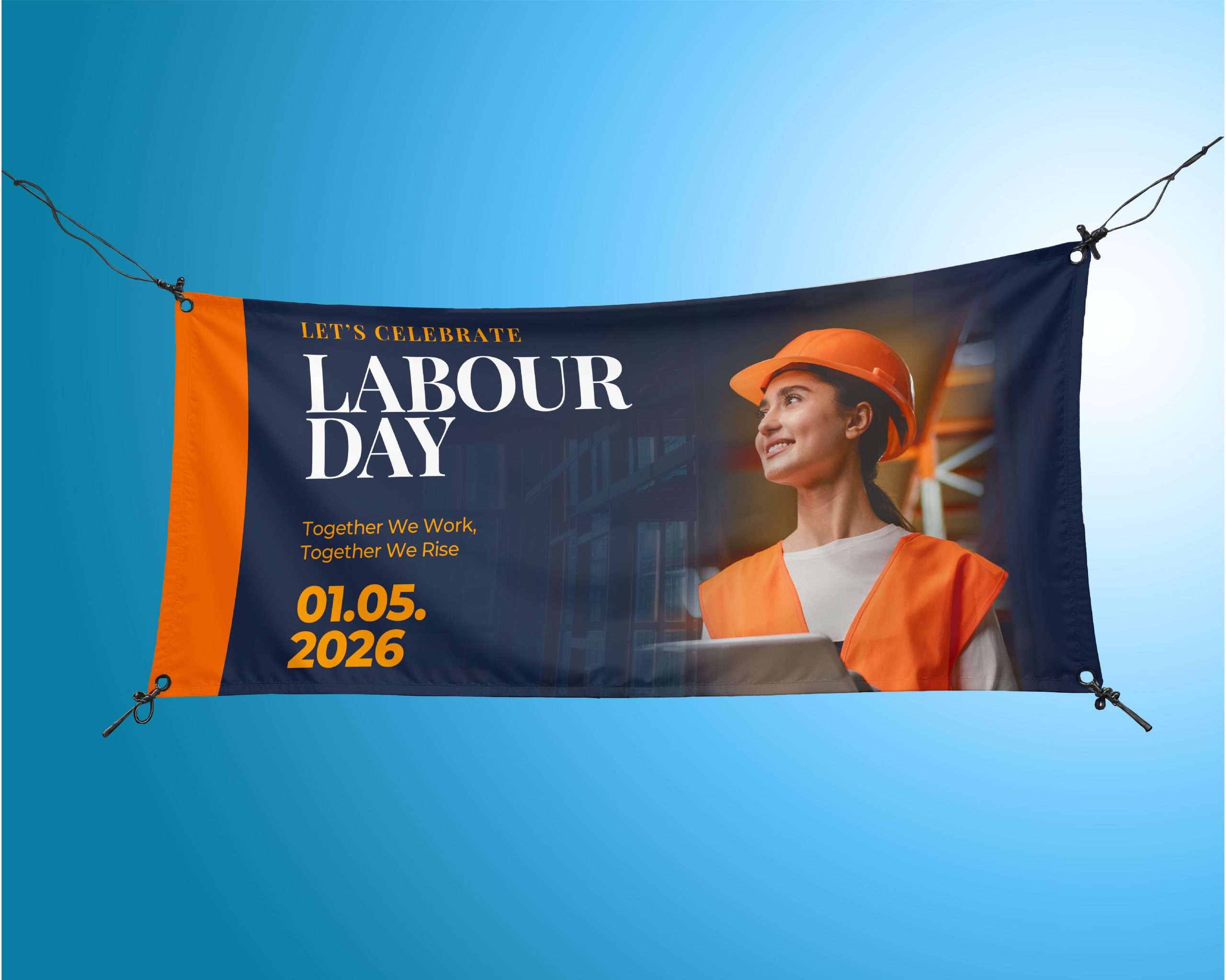 Wrinkle-Free Fabric Banner