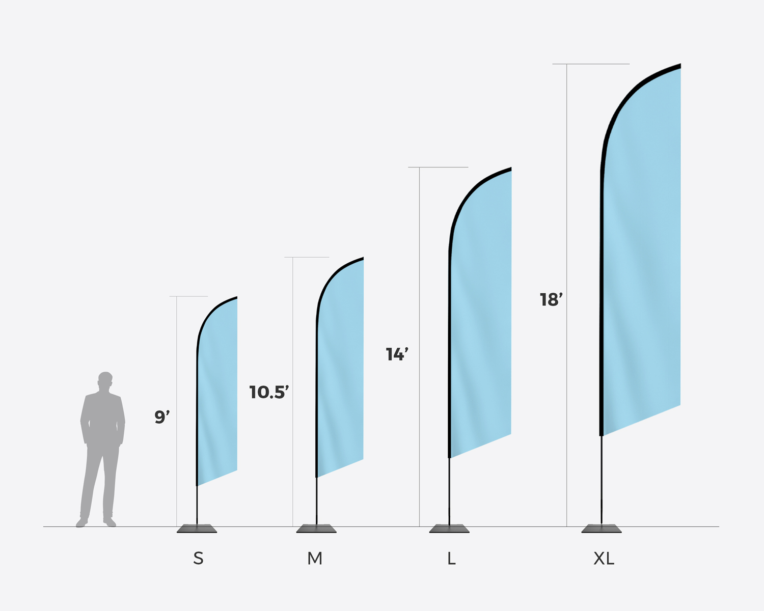 angled-flag-banners-sizes feather-angled-flag-sizes