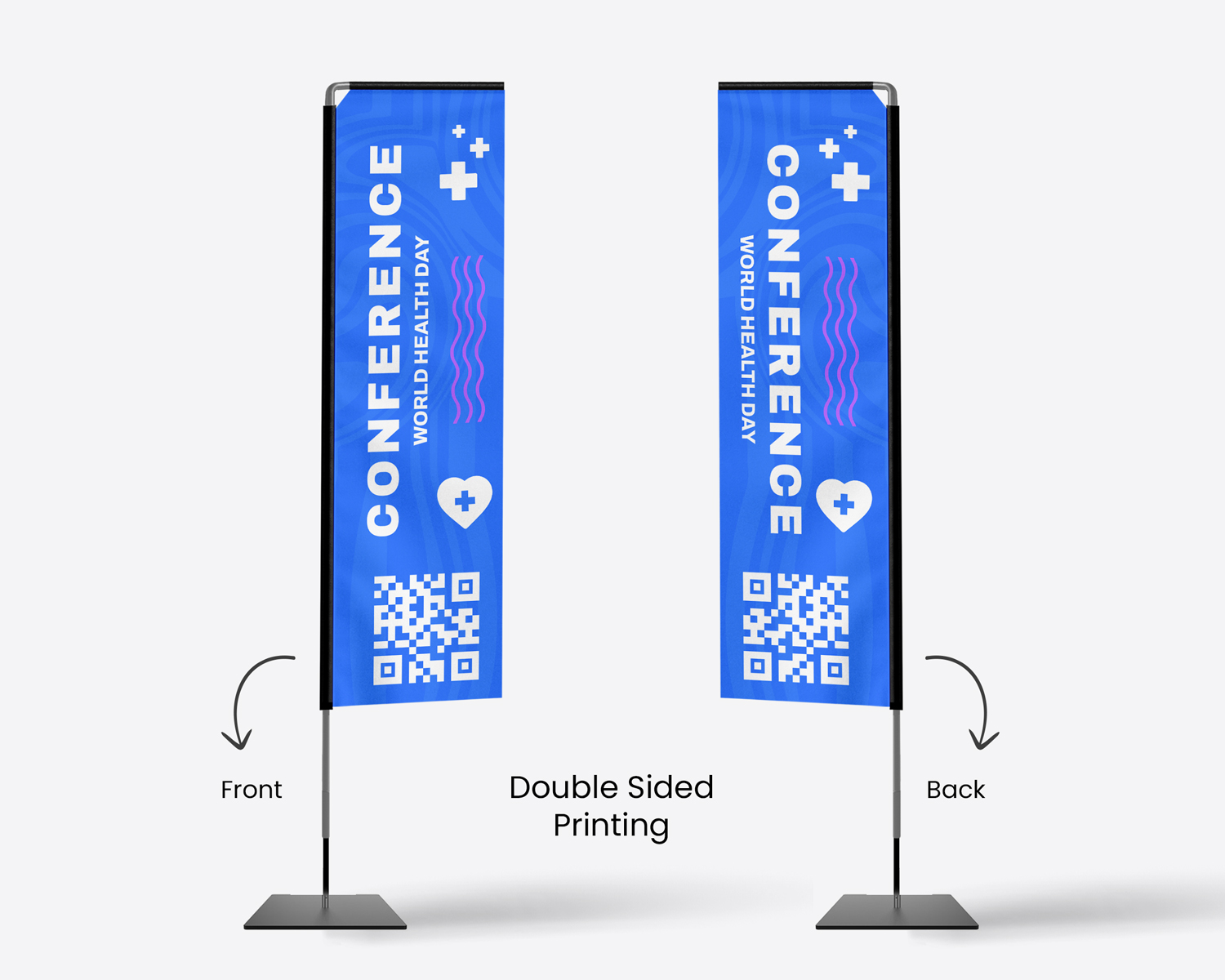 double-sided-printing-rectangle-flag-pole-set-front-back-side-view