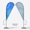 Single-Sided Printing Teardrop Flag single-sided-printing-teardrop-flag-front-back-side-view