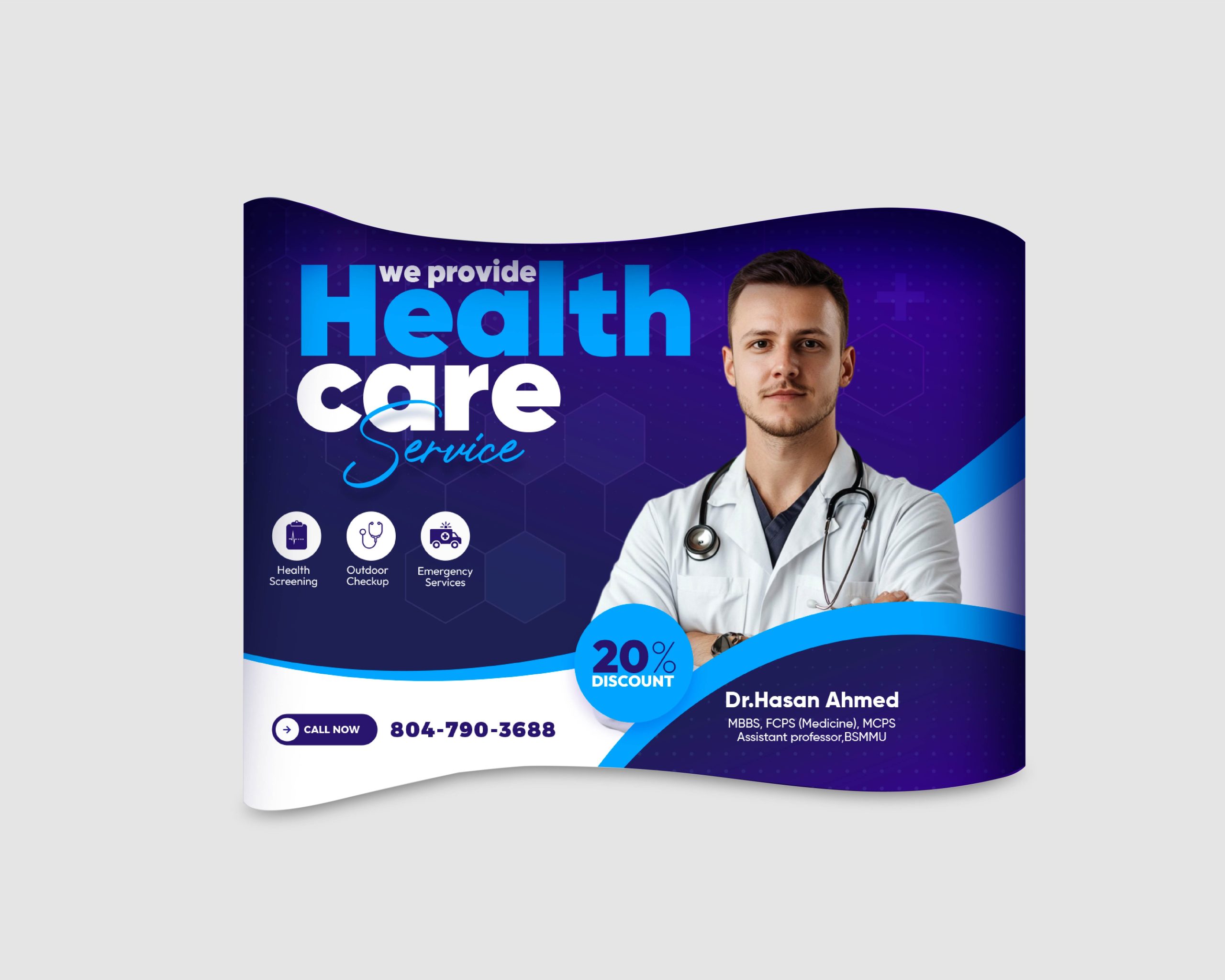 Curved Tension Fabric Displays