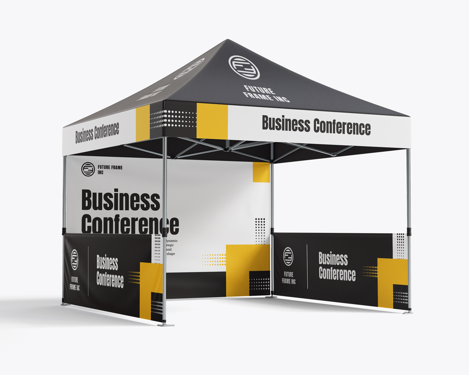 10-ft-pop-up-tent-with-walls 10ft. Event Tent