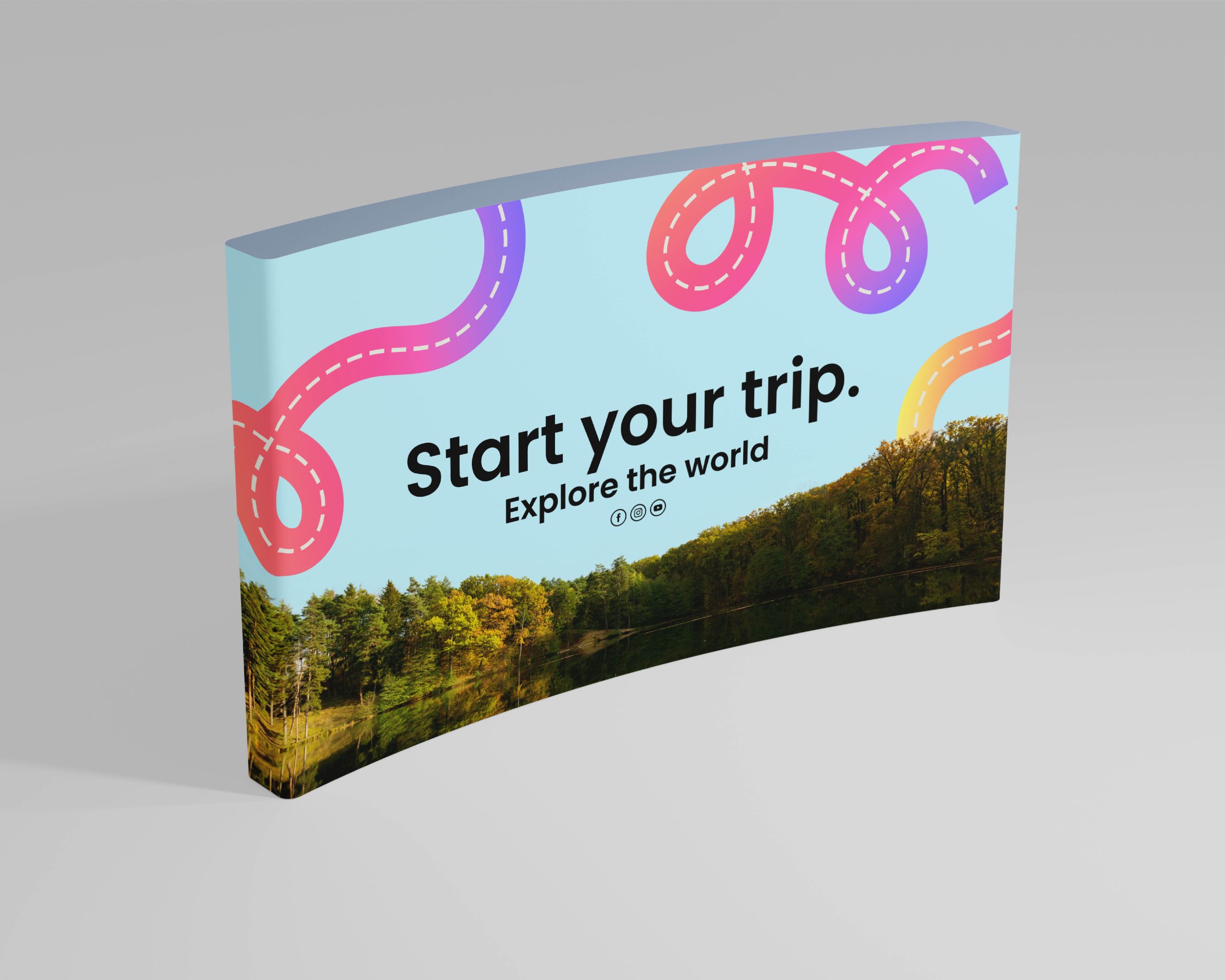 Curved Tension Fabric Displays (3)