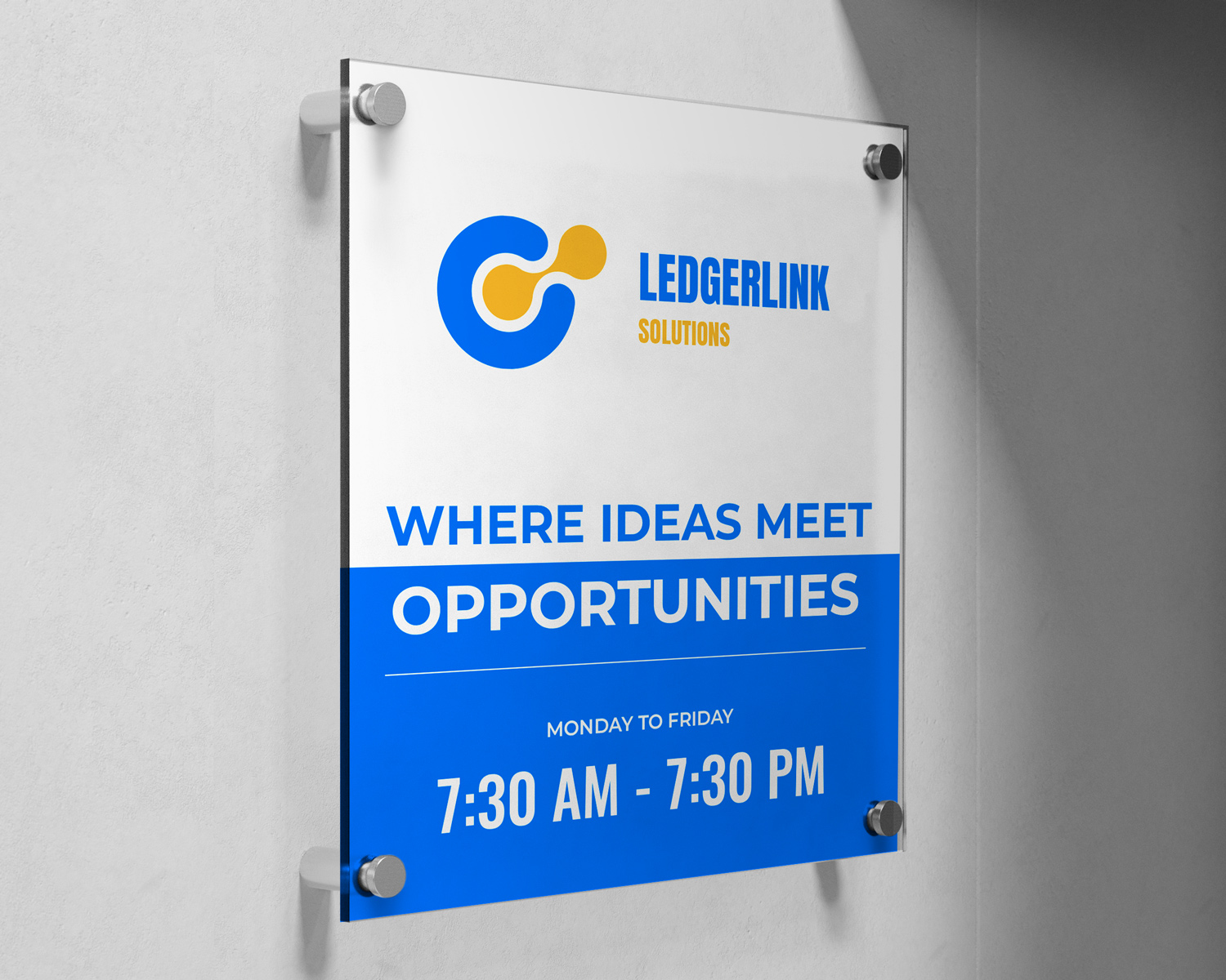 acrylic-signs-for-office-space Standoff Acrylic Wall Signs