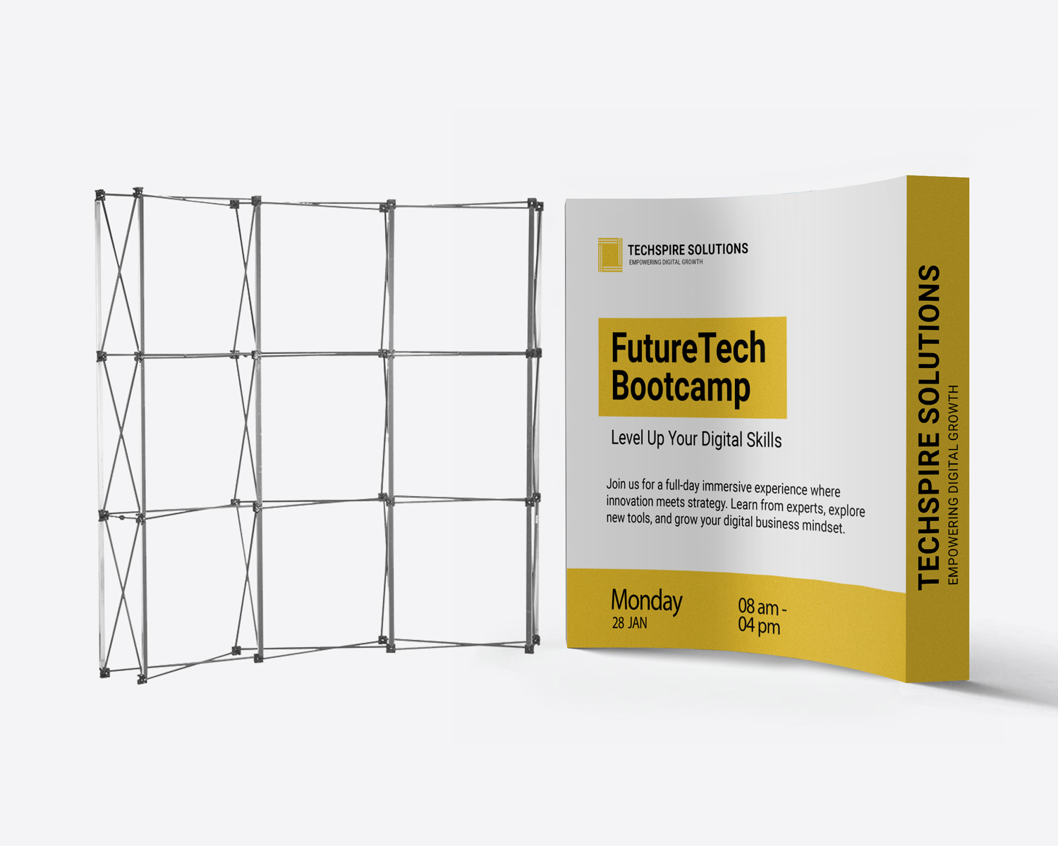 classic-curved-velcro-fabric-pop-up-display-with-hardware-for-advertising