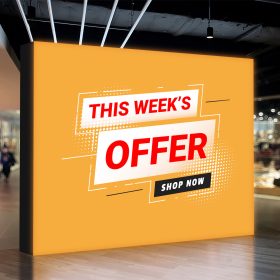 10ft. SEG Backlit Pop up Display