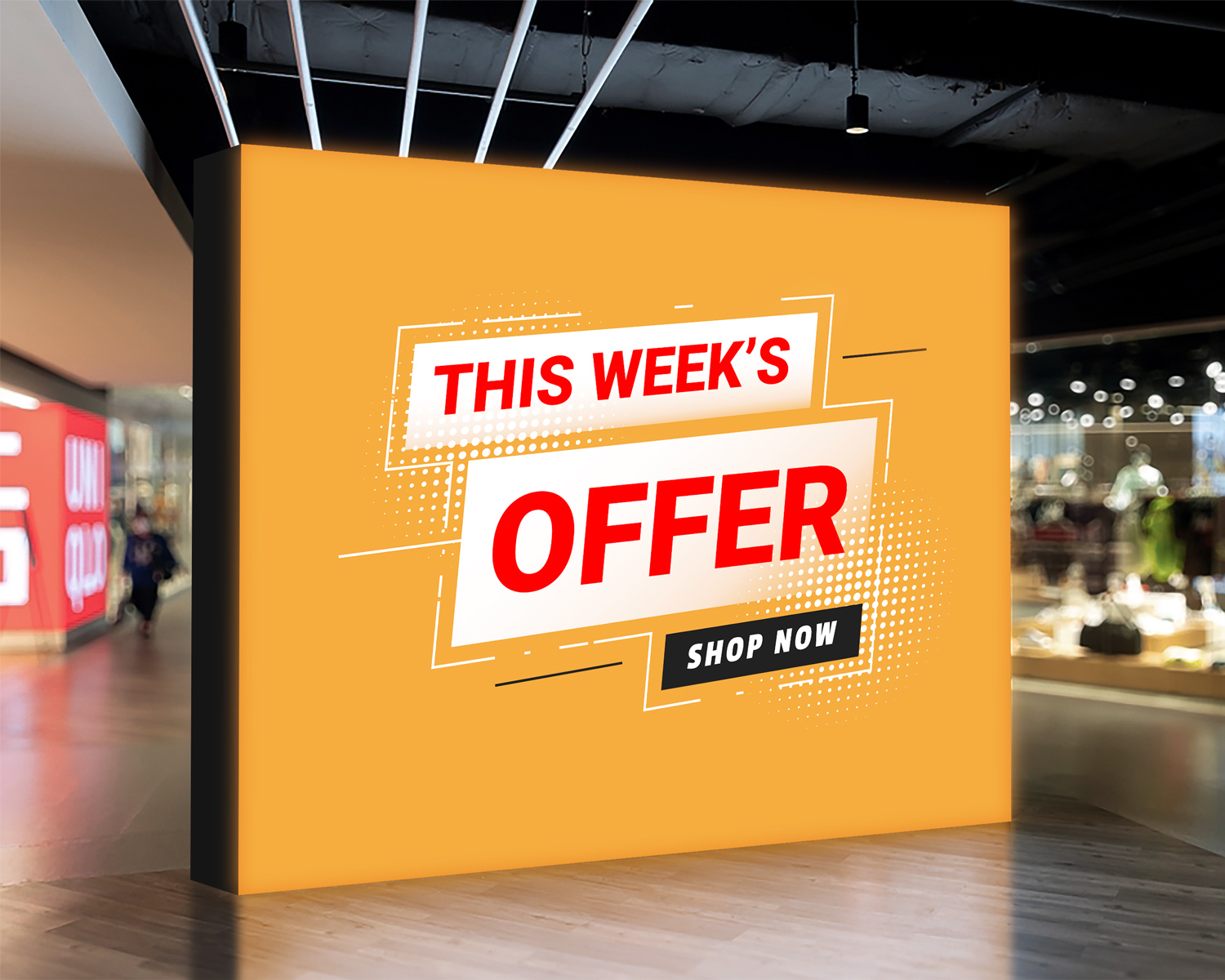 10ft. SEG Backlit Pop up Display