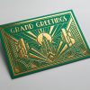 golden-finish-postcard-stylish-luxury-material-design