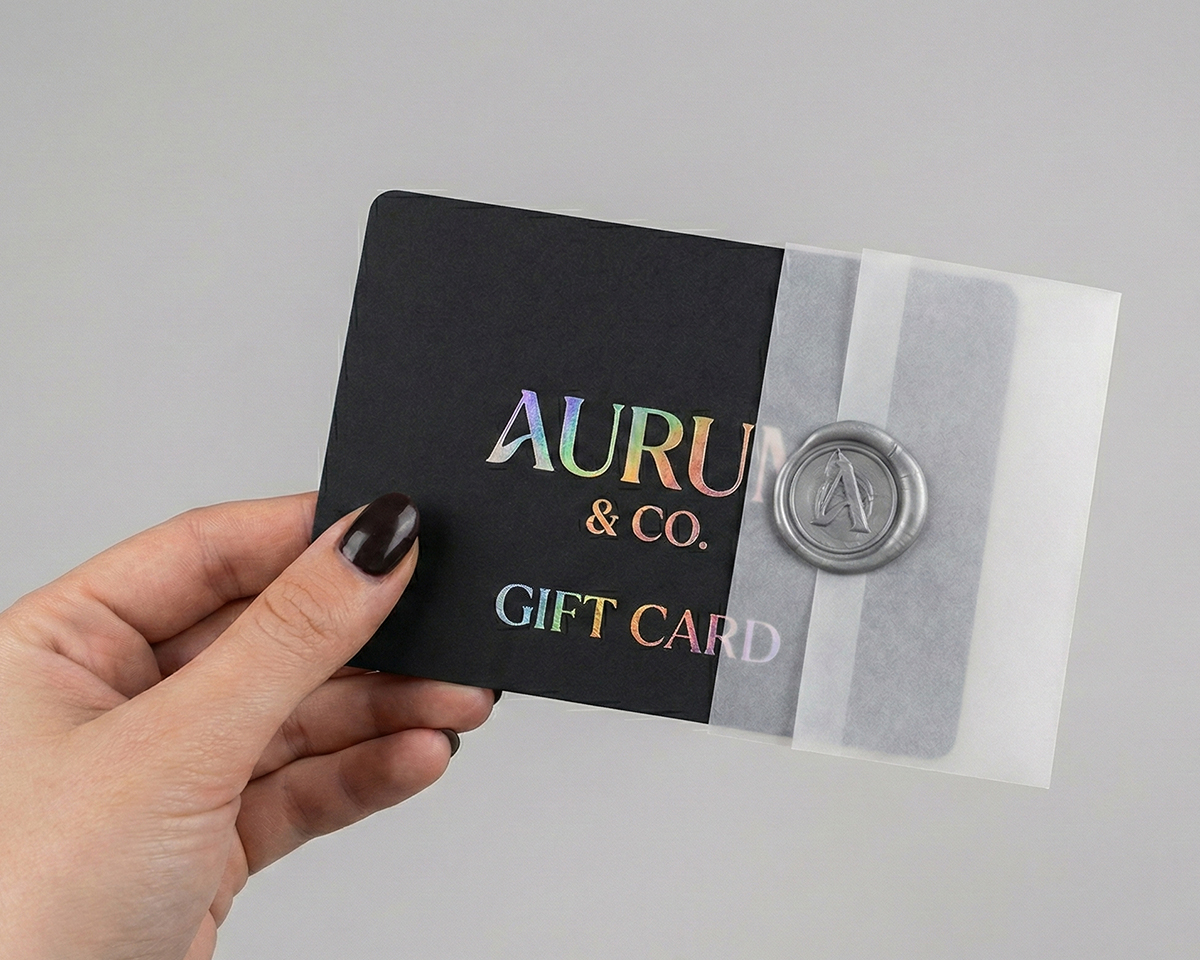 Custom Design Gift Card custom-design-gift-card-matte-finish-colorful-lettering