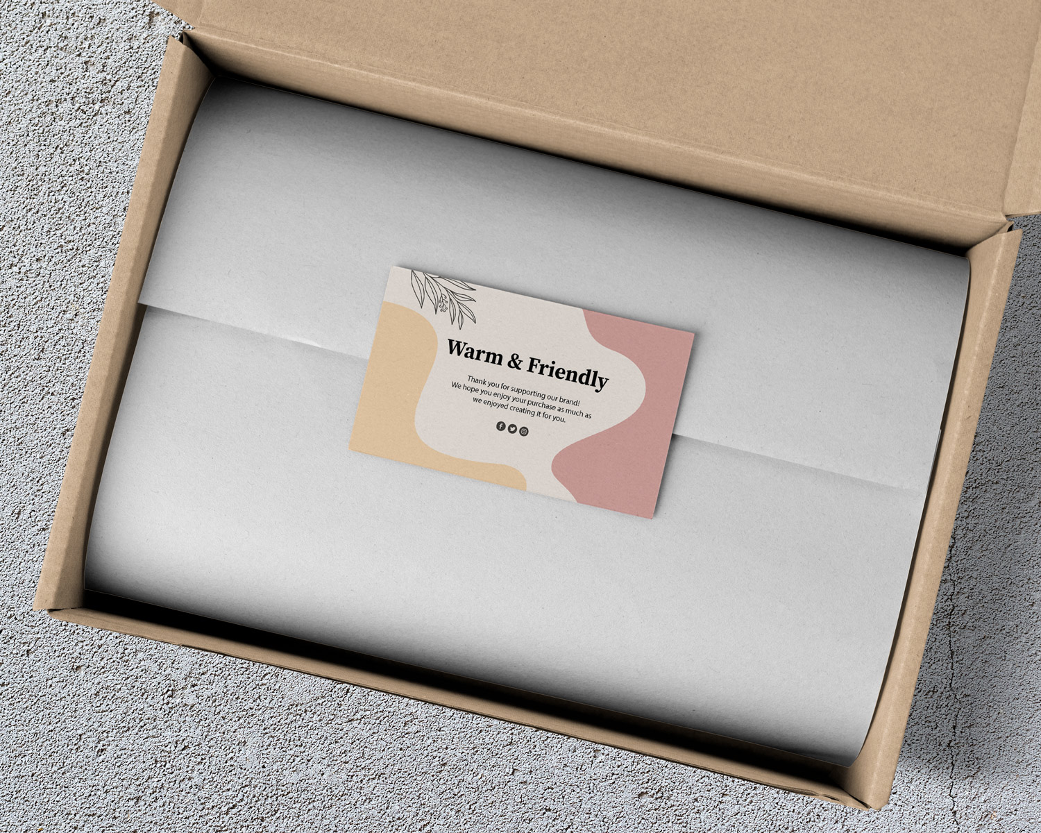 Gift Card Custom Box gift-card-custom-box-warm-colors-premium-packaging