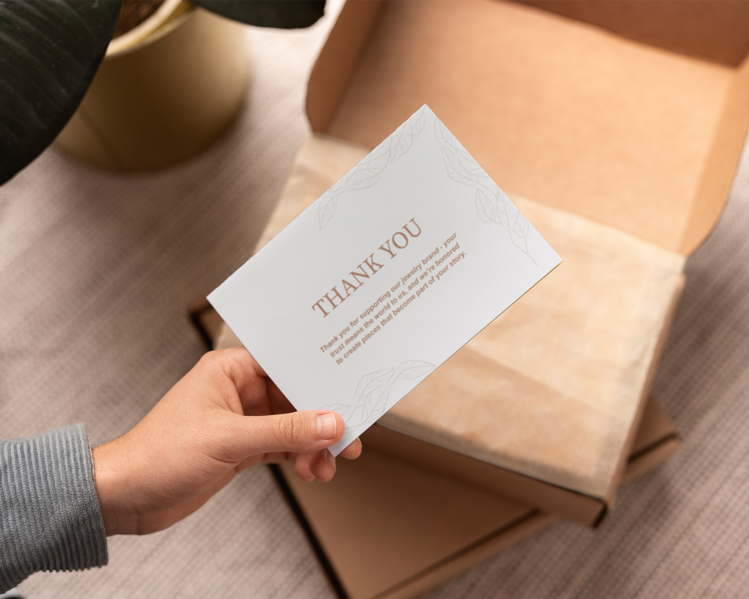 Gift Card Matte Finish thank-you-gift-card-matte-finish-no-edge-no-lamination