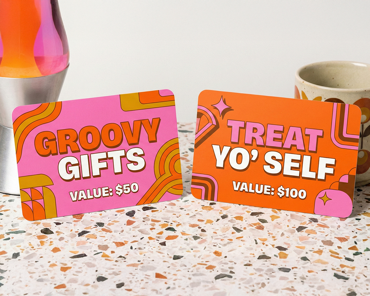 Gift Card Round Edge gift-card-round-edge-bright-colors-laminated-paper