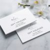 Voucher White Gift Card Glossy gift-voucher-white-paper-gift-card-glossy-material