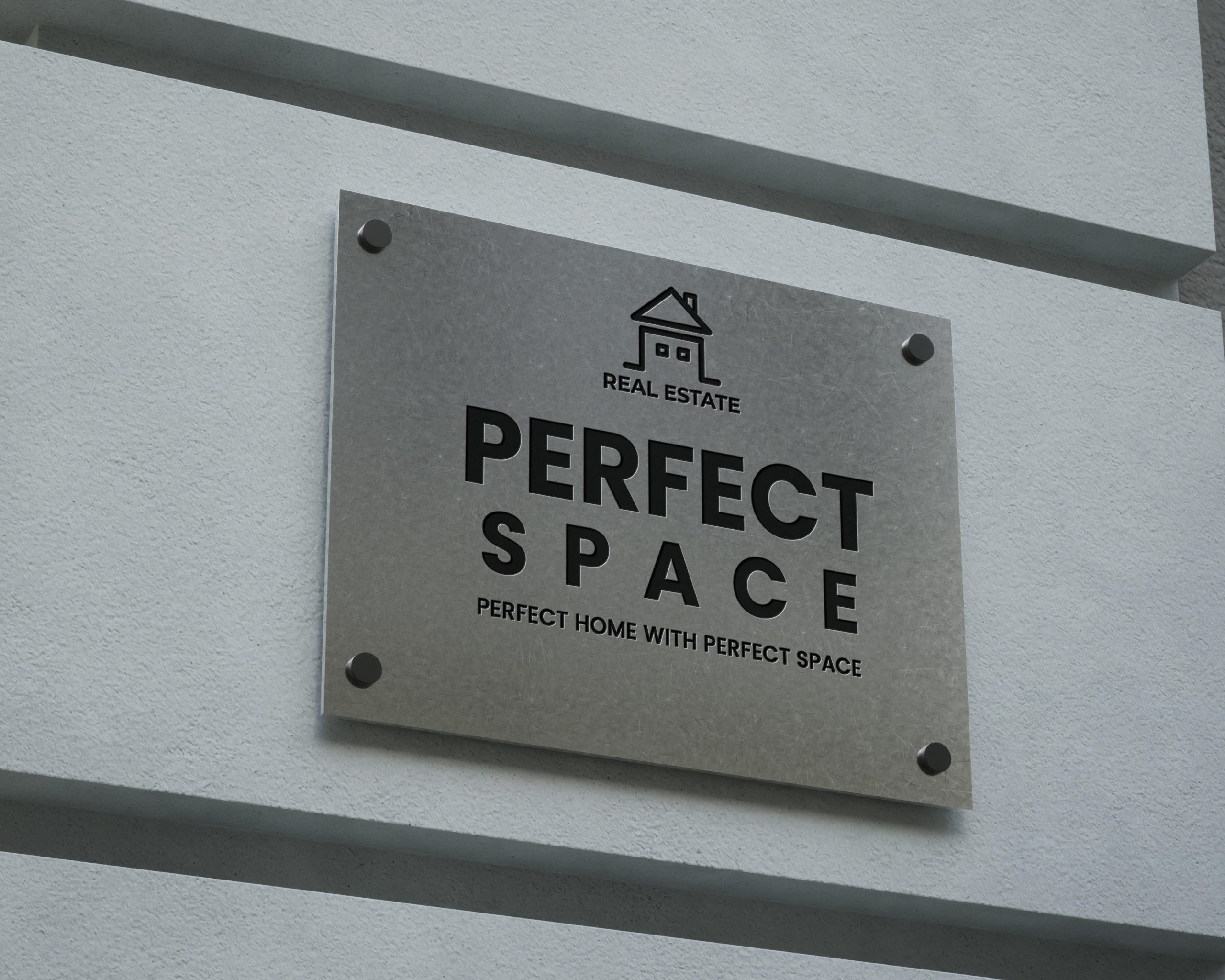 Branded aluminum signage for real estate