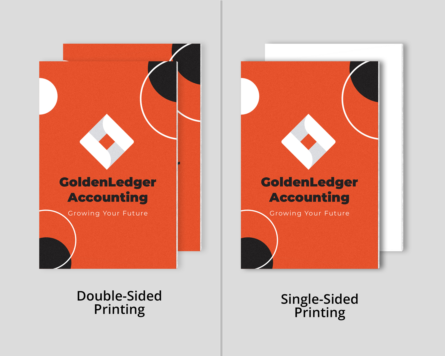 Single-sided and double-sided foam board panels shown side by side.